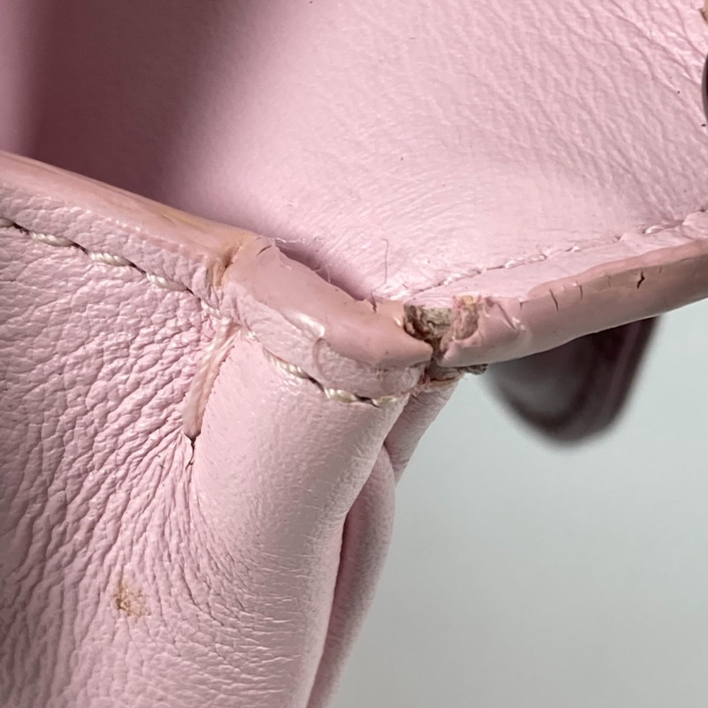 CHRISTIAN DIOR Pink Leather Shoulder Bag - Picture 15 of 16